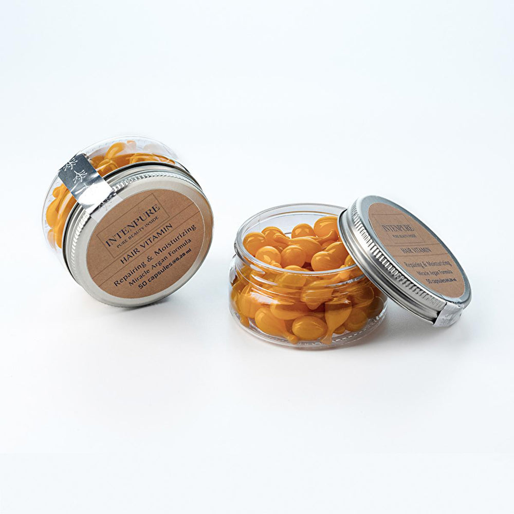 Intenpure Hair Vitamin Capsules - Nourishing and Repairing Treatment for Damaged Hair - Hair Mask