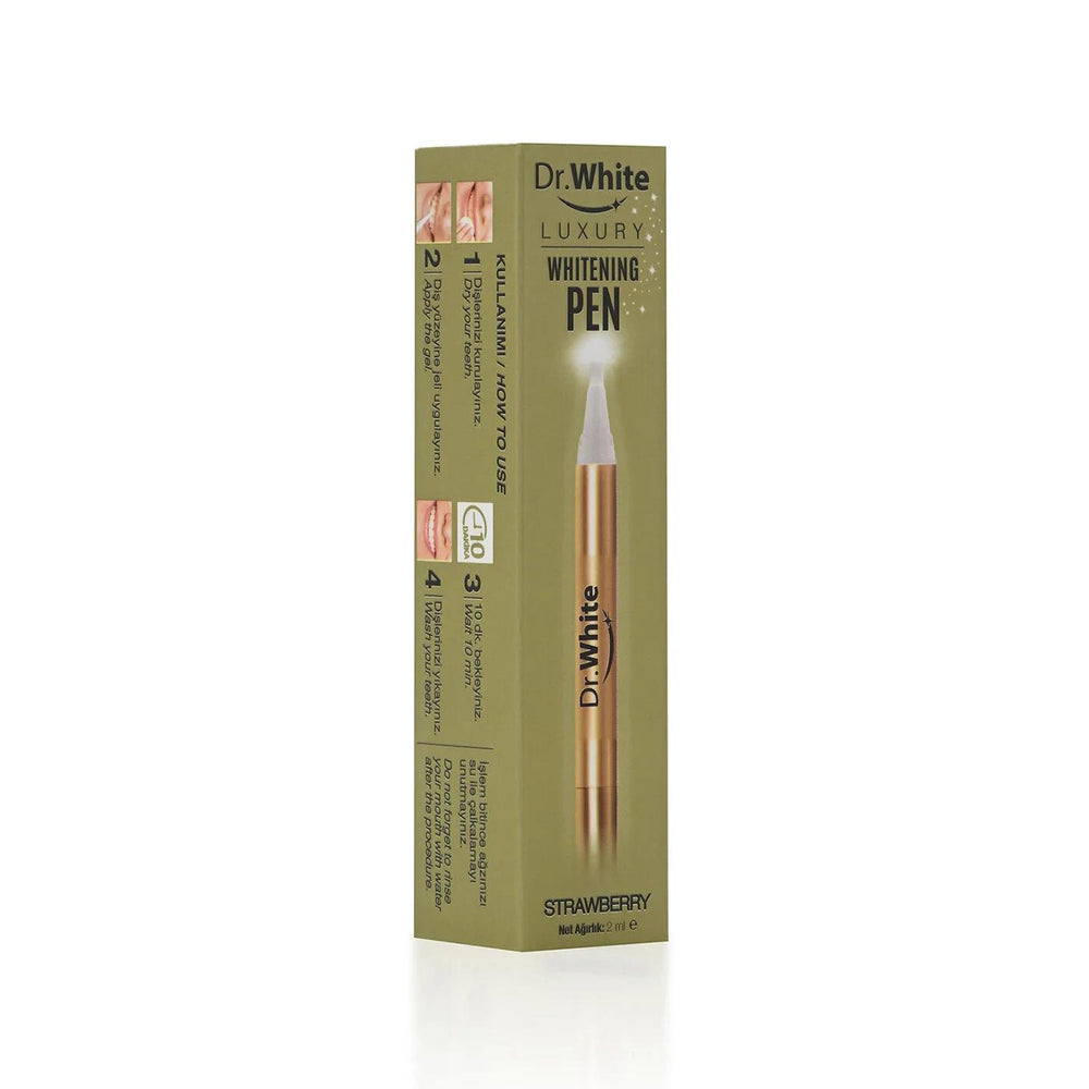 Dr White Gold Teeth Whitening Pen for a Brighter Smile 2 ml