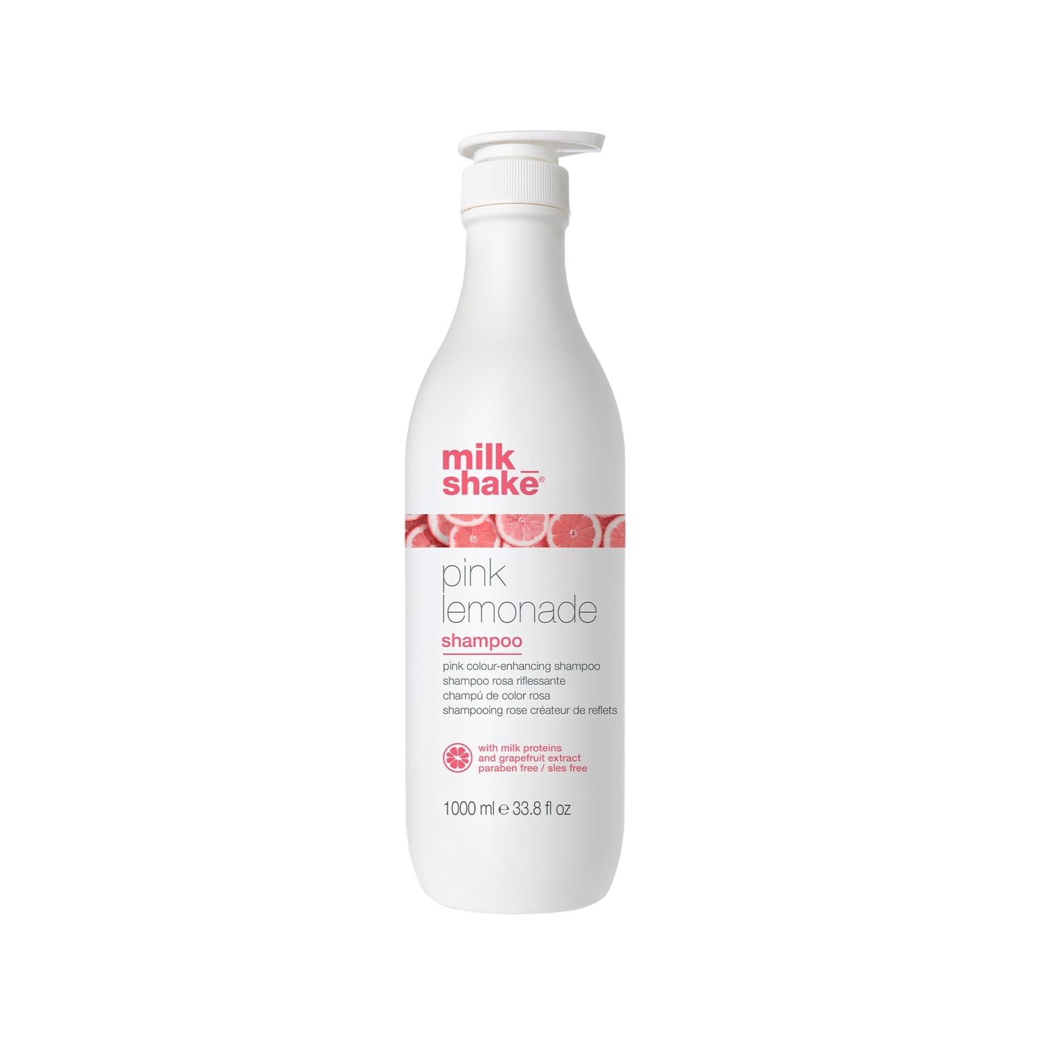 milk_shake Pink Lemonade Toning Shampoo - 1000ml Refreshing Hair Care milk_shake Pink Lemonade Toning Shampoo 1000ml Pink Lemonade Shampoo, Toning Shampoo, milk_shake Shampoo, 1000 ml Shampoo, Hair Toning Products, Hair Care, Refreshing Shampoo, Pink Lemonade Fragrance, Tonlayıcı Şampuan, Şampuan, Hair Color Enhancement, Pleasant Fragrance, Generous Volume, Quality Hair Care, Daily Hair Care Routine, Sensory Experience, Vibrant Hair Tone