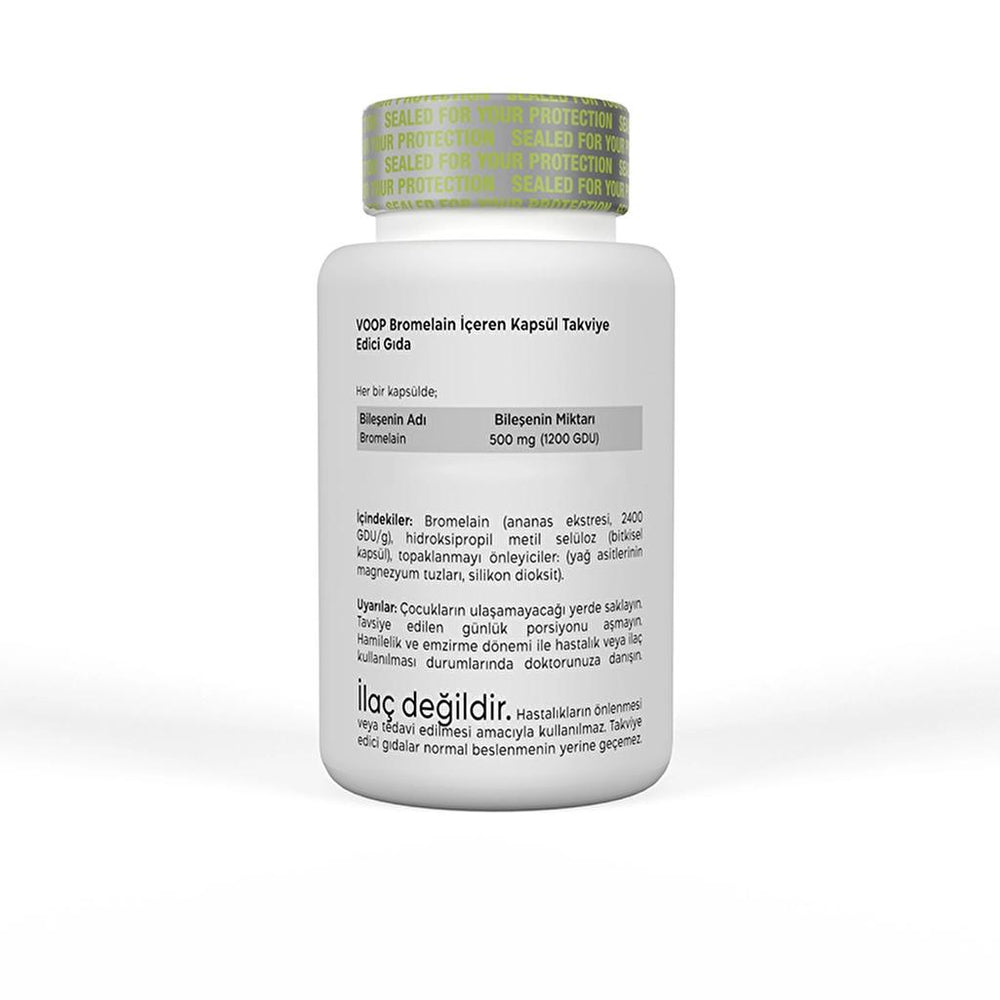 Voop Bromelain 2400 GDU Dietary Supplement 30 Capsules