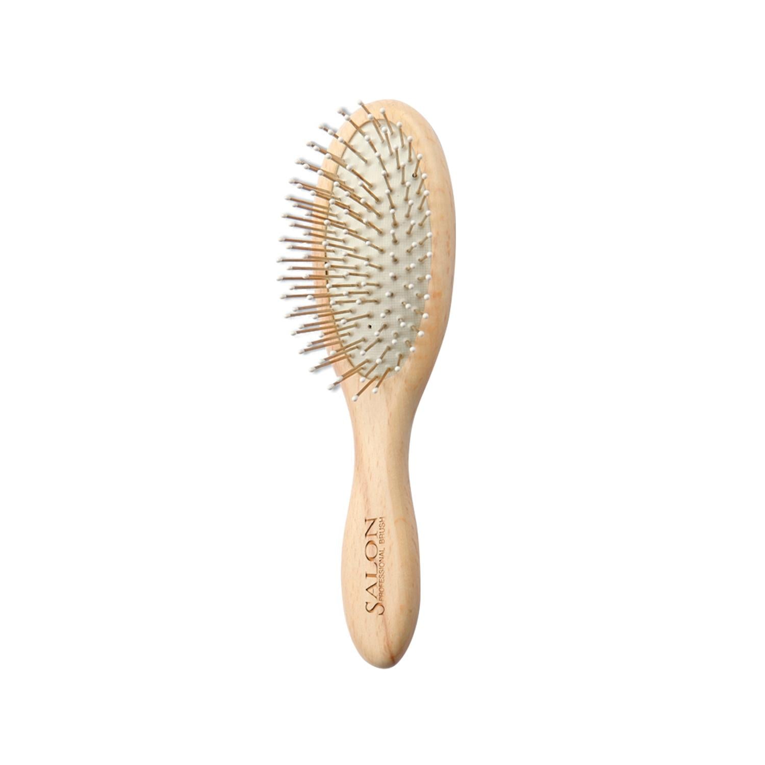 Salon Profesyonel Bambuline Küçük Oval Fırça 6130 - Professional Oval Hair Brush for Detangling & Styling Salon Profesyonel Oval Hair Brush for Detangling & Styling Hair brush, Oval hair brush, Professional hair care, Bambuline hair brush, Salon quality hair brush, Hair styling, Hair grooming, Professional hair tools, Hair care products