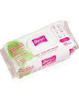 Benri 100-Pack Non-Toxic Streak-Free Cleaning Cloths - Effective Surface Cleaning Wipes