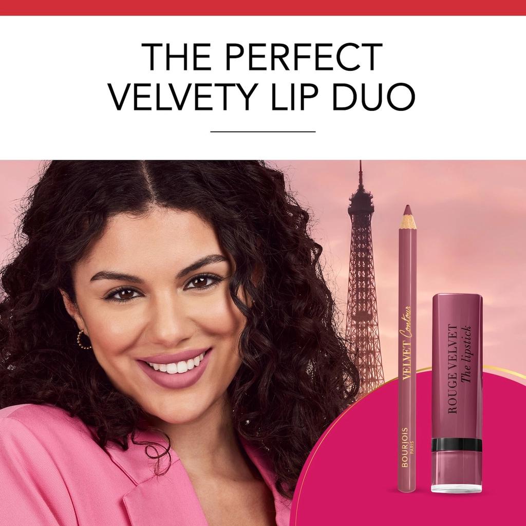 Bourjois Velvet Contour Lip Liner 01 Nude Wave Matte Finish