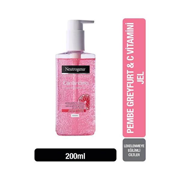 Neutrogena Facial Cleansing Gel - Pink Grapefruit Scented, Non-Drying, Acne Reduction with Salicylic Acid - 5.07 fl oz Neutrogena Facial Cleansing Gel - Acne Reduction & Non-Drying facial cleansing gel, acne reduction, salicylic acid skincare, non-drying cleanser, pink grapefruit scented, Neutrogena, skincare, acne prone skin, gentle cleanser, vitamin C, Microclear technology, cosmetic, beauty product, dermatologically tested
