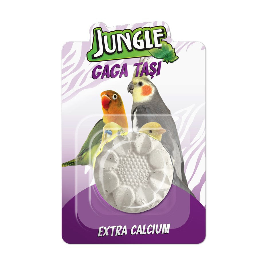 Jungle Round Bird Cuttlebone Calcium Stone for Beak Care