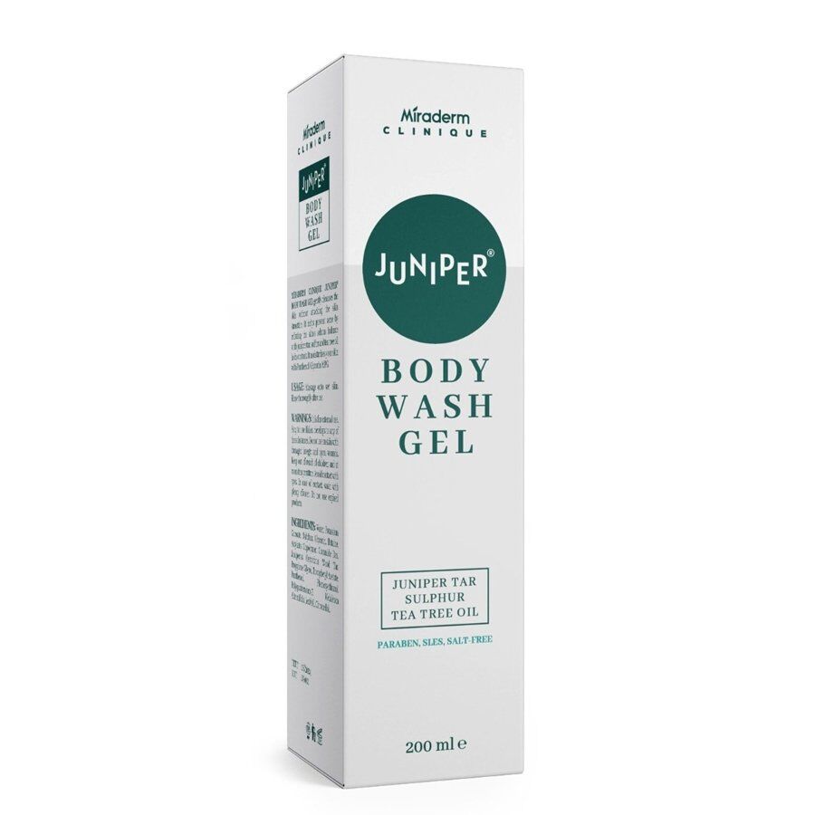 Miraderm Juniper Sulfur Cleansing Gel for Oily Skin 200 ml