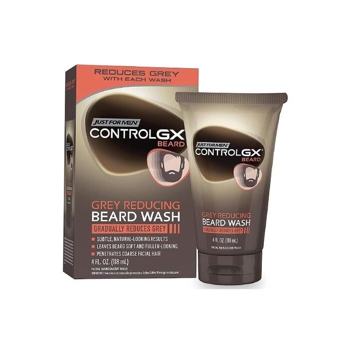 Just For Men Control GX Beard Wash Gray Reducing Formula 118ml