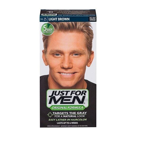 Just For Men Hair Color Light Brown Gray Coverage 66ml