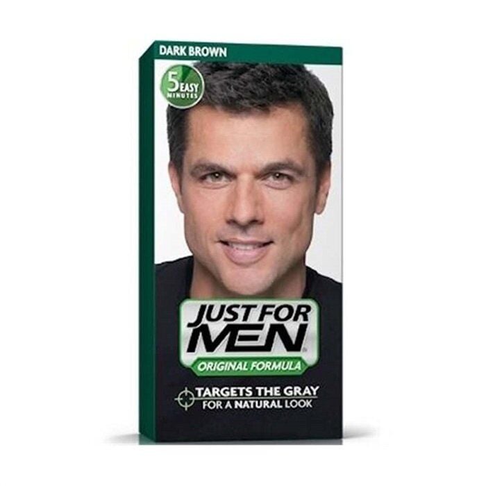 Just For Men Hair Color Gray Coverage Dark Brown Black 66ml
