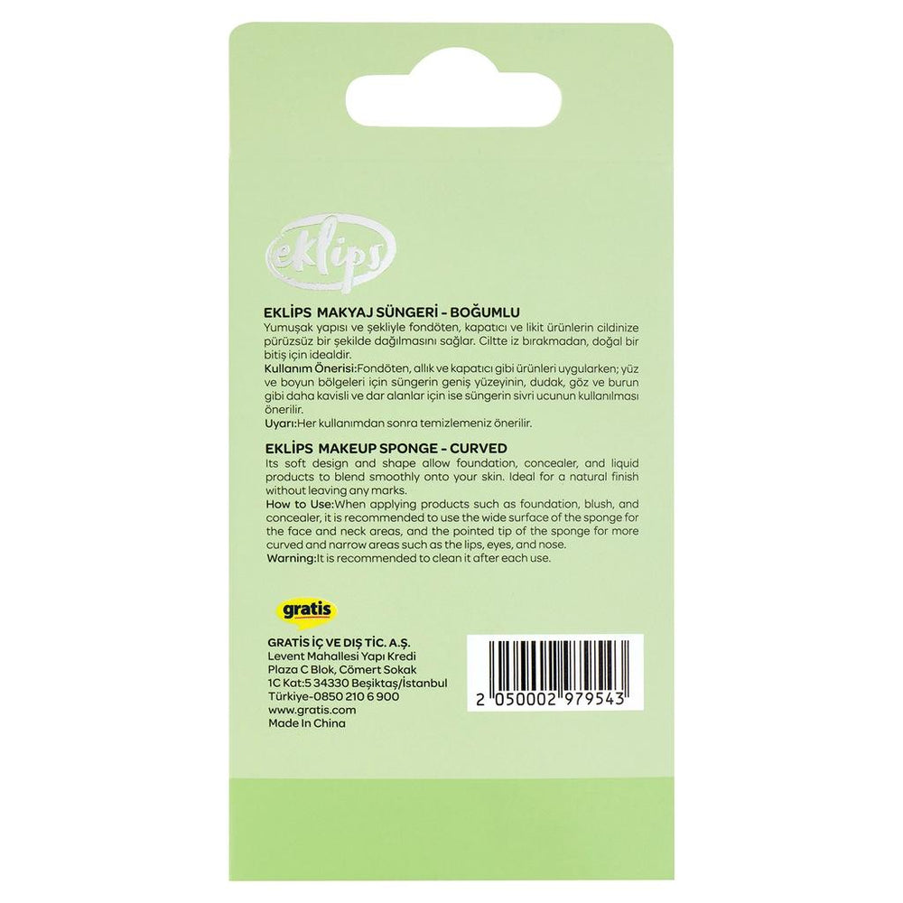 Eklips Hourglass Makeup Sponge for Flawless Blending 1 Count