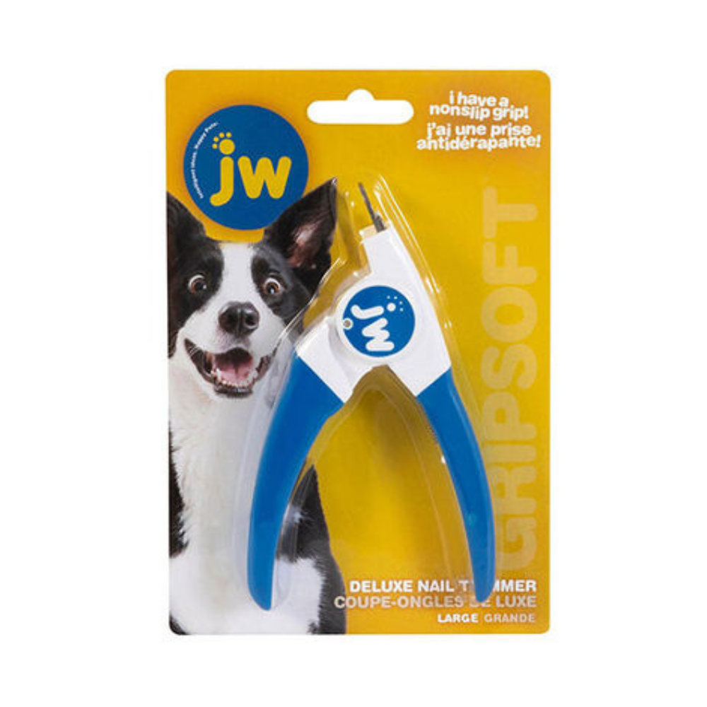 JW Gripsoft Deluxe Large Breed Dog Nail Clipper for Safe Grooming