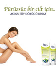 Agiss Hair Removal Cream for Sensitive Skin - 3.38 fl oz, Ammonia-Free, Clinically Tested Agiss Hair Removal Cream for Sensitive Skin - 3.38 fl oz hair removal cream, sensitive skin hair removal, ammonia-free hair removal cream, Moringa Oil hair removal cream, clinically tested hair removal cream, smooth skin, painless hair removal, gentle hair removal, at-home hair removal, body care, skincare, beauty products, personal care
