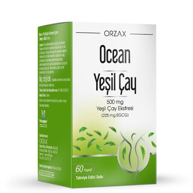Ocean Green Tea Extract Supplement 500mg - 60 Capsules for Antioxidant Support & Weight Management - image 2