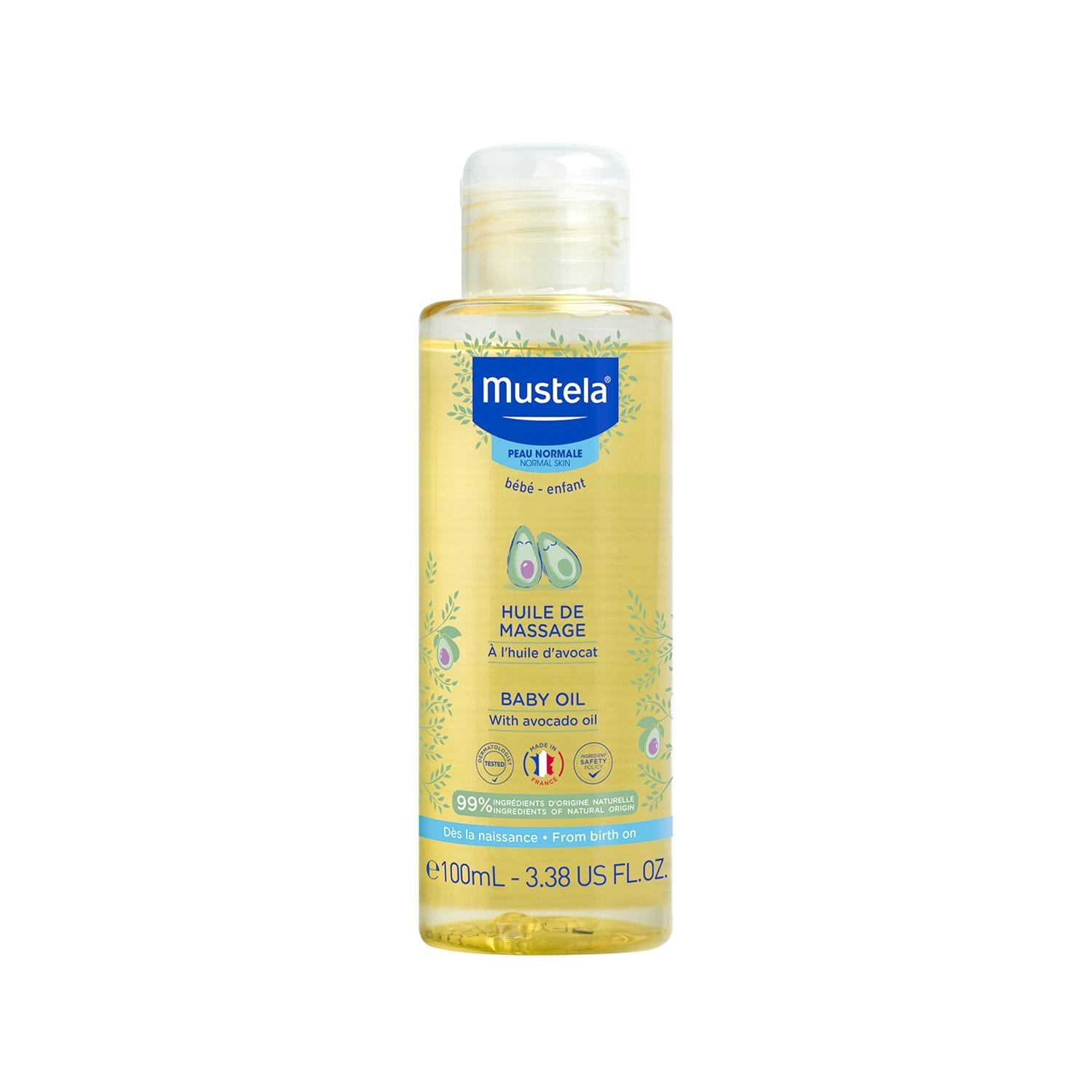 Mustela Baby Oil Moisturizing Massage Blend 100 ml