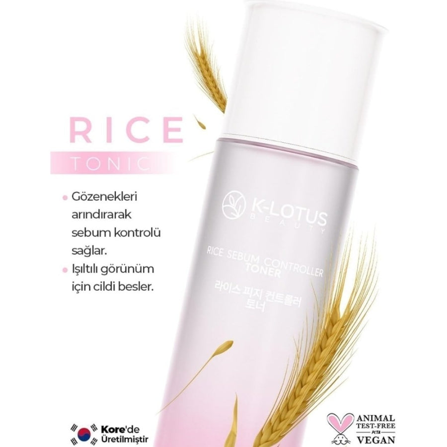 K-Lotus Rice Toner Sebum Balancing and Tone Evening 150ml
