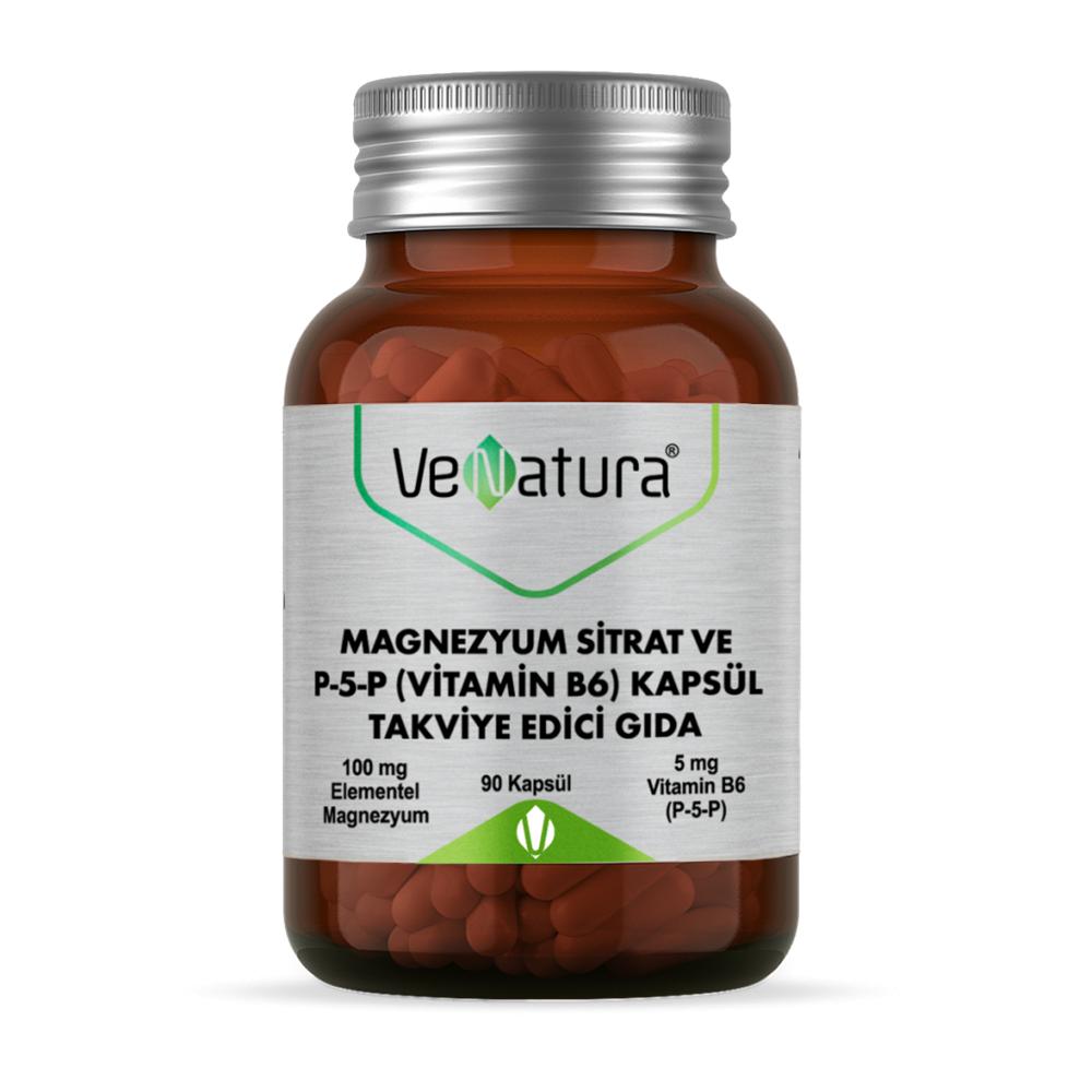 VeNatura Magnesium Citrate & Vitamin B6 Supplement - 90 Capsules for Muscle & Nerve Support VeNatura Magnesium Citrate & Vitamin B6 - 90 Capsules Magnesium Supplement, Vitamin B6 Supplement, Dietary Supplement, Magnesium Citrate, Health and Wellness Products, Muscle Support, Nerve Support, Brain Function, Immune System Support, Metabolism, Health Conscious, Wellness, Supplement, Capsule Form, VeNatura