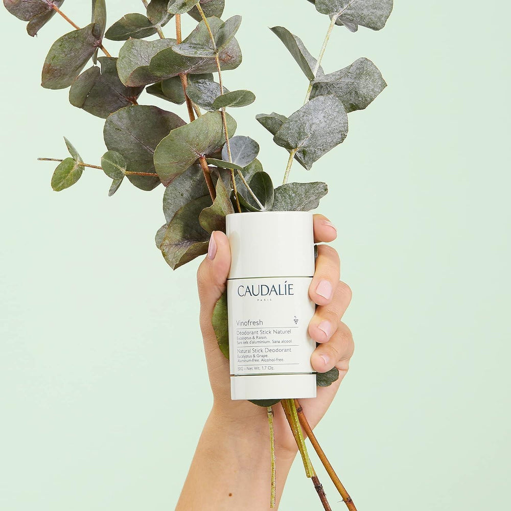Caudalie Vinofresh Natural Deodorant Stick - Effective, Chemical-Free, 50g - Deodorant