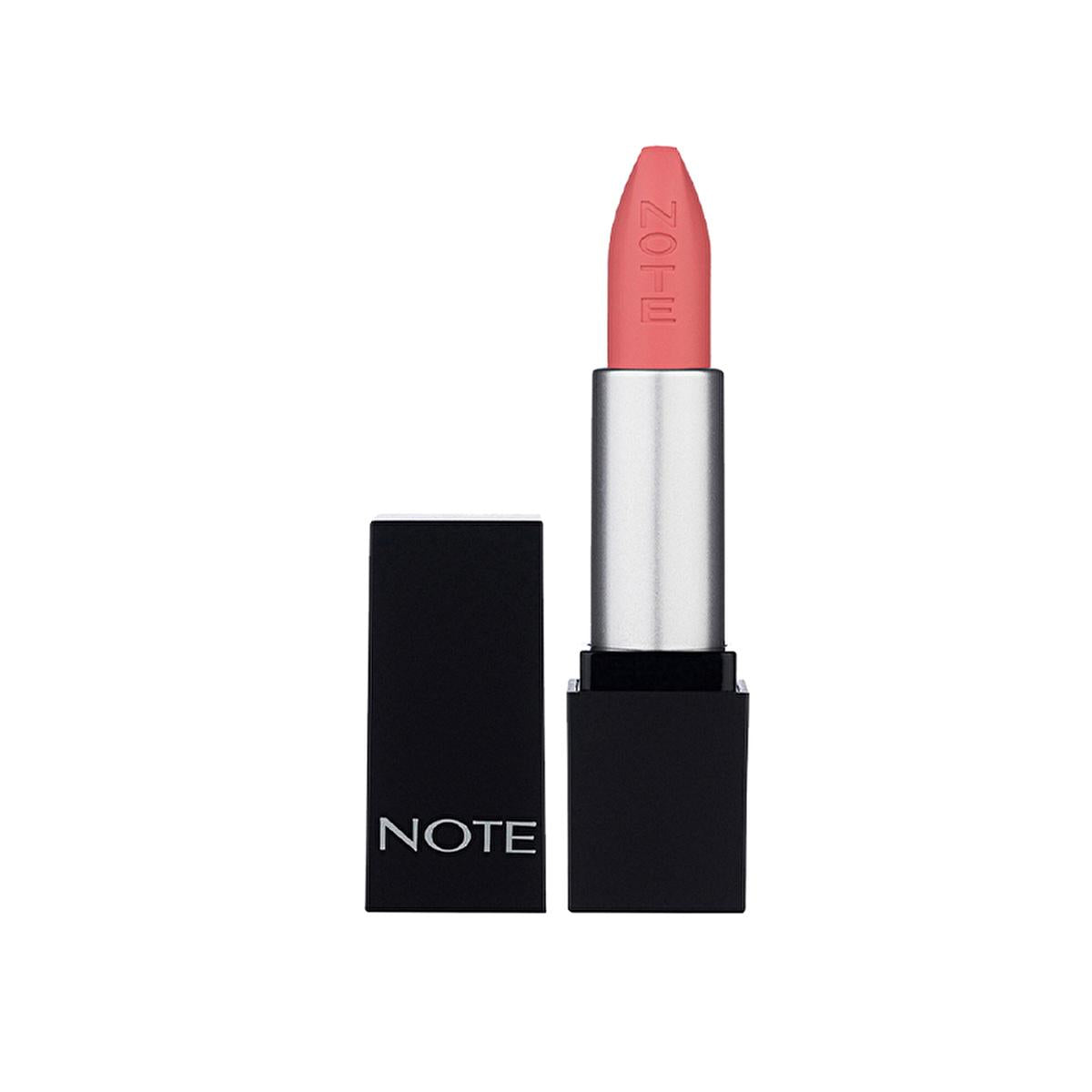 note-mattever-lipstick-05, note-lipstick-application, note-lipstick-color-swatch Note Mattever Lipstick 05 - Satin Matte Color for All Day Wear | 0.14 oz Note Mattever Lipstick 05 - Long-Lasting Soft Finish note, mattever-lipstick, long-lasting-lipstick, satin-matte-lipstick, soft-finish-lipstick, lipstick-for-all-day, makeup, beauty-products, ai-generated, lip-color