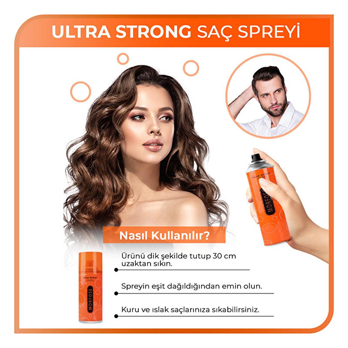 Morfose Ultra Strong Hair Spray 3.04 fl oz - Strong Hold, Keratin & Provitamin Enriched Morfose Ultra Strong Hair Spray - 3.04 fl oz Strong hold hair spray, Keratin hair spray, Hair styling products, Provitamin hair care, Non-greasy hair spray, Hair care, Styling products, Hair spray, Morfose, Hair products, Beauty products, Cosmetics, Hair styling, Hair care routine, Hair vitality, Hair shine