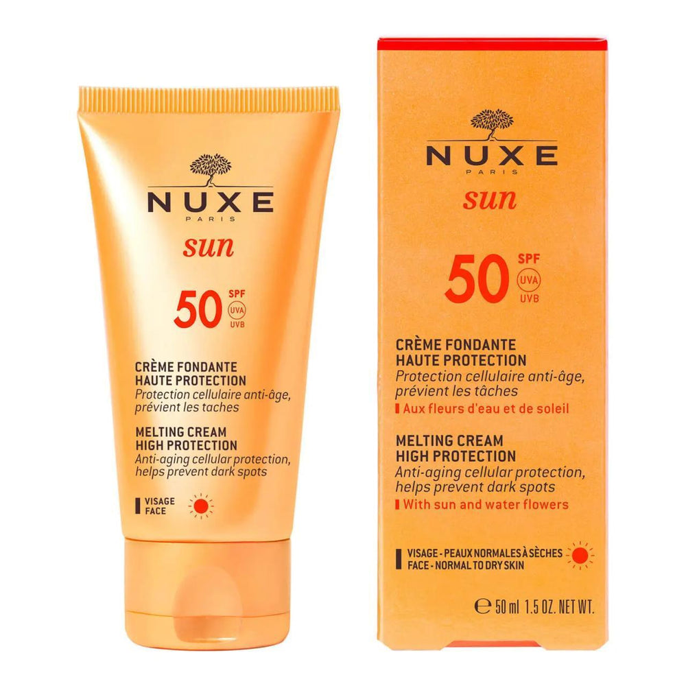 Nuxe Sun Creme Fondante Visage Haute Protection Spf50 - Non-Comedogenic Facial Sunscreen with Moisturizing Benefits - view 3