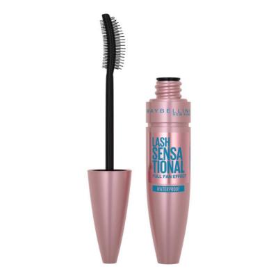 Maybelline Lash Sensational Waterproof Mascara: Dramatic Volume & Length - Smudge-Proof Black Mascara for Long-Lasting, Intense Lashes Maybelline Waterproof Mascara: Volumizing & Lengthening Waterproof mascara, Black mascara, Volumizing mascara, Lash lengthening mascara, Smudge-proof mascara, Long-lasting mascara, Maybelline mascara, Dramatic lashes, Fan-effect mascara brush, Water resistant black mascara, Mascara, Eye makeup, Makeup, Cosmetics, Lash volume, Lash length, Smudge resistant, Flake resistant, A