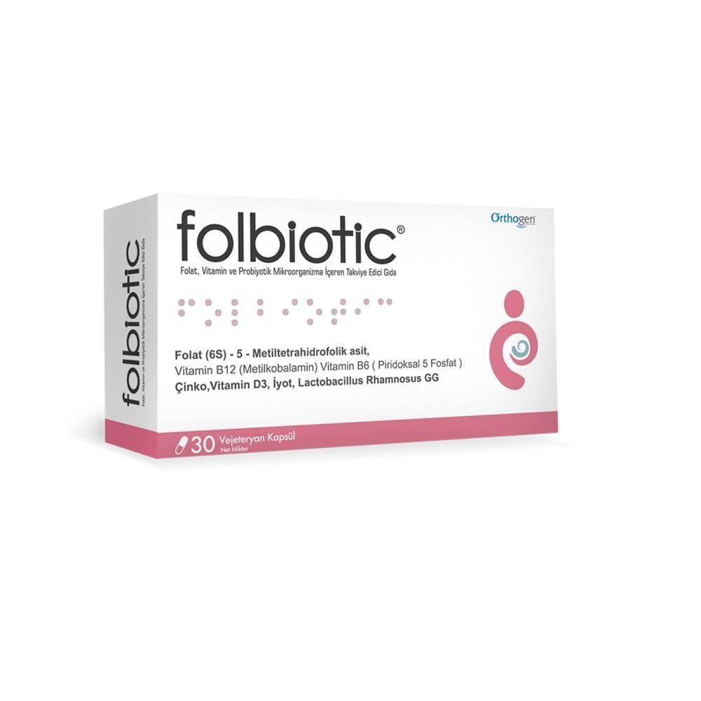 Folbiotic Dietary Supplement - 30 Capsules | Folate, Vitamin B12, Probiotics for Health & Wellness Folbiotic Dietary Supplement - 30 Capsules for Health & Wellness Dietary Supplement, Vitamins and Minerals, Probiotics, Folate Supplement, Vitamin B12 Supplement, Health and Wellness, Nutritional Support, Gut Health, Immune System Support, Multivitamin