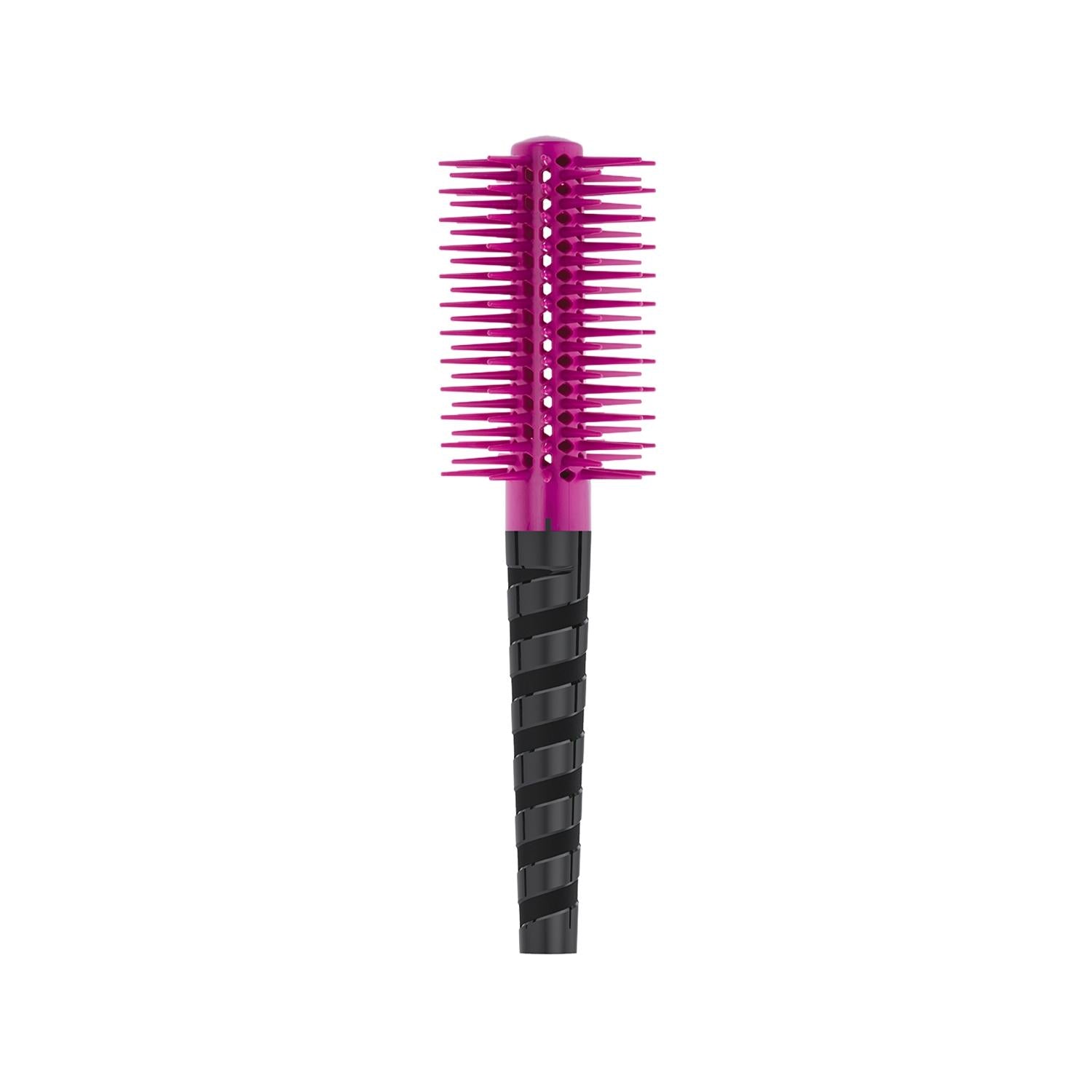 Janeke Cactus Brush Detangling Hair Brush in Black &amp; Purple