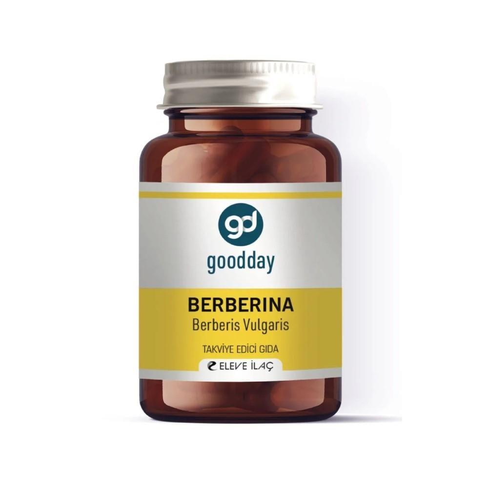 Goodday Berberina Berberine Supplement - Blood Sugar Support, Antioxidant Supplement, 60 Capsules - Natural Health Products Goodday Berberina Berberine Supplement - Blood Sugar & Antioxidant Support Berberine Supplement, Dietary Supplement, Natural Health Products, Blood Sugar Support, Antioxidant Supplement, Zinc Supplement, Vitamin B6 Supplement, Health Supplements, Wellness Products, Nutritional Support, Herbal Extracts