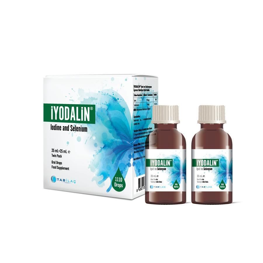 _yodalin Iodine and Selenium Supplement Drops: Supports Thyroid & Immunity - Double Pack (2 x 25ml) - image 2