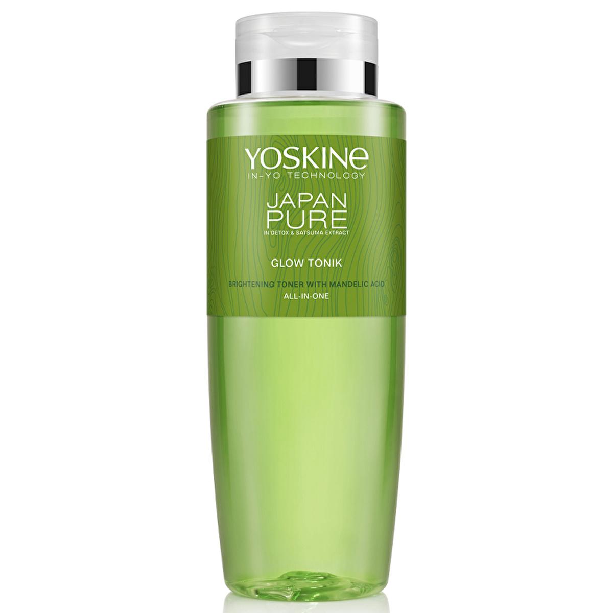 Yoskine Japan Pure Aydınlatıcı Tonik 400 ml - Natural Facial Toner for All Skin Types - Brightens Skin, Reduces Pores & Skin Spots Yoskine Japan Pure Facial Toner 400ml - Natural Skincare Facial Toner, Natural Skincare, Skin Brightening Toner, Mandelic Acid Skincare, Satsuma Mandarin Extract, All Skin Types, Skincare Routine, Brightening, Pore Minimization, Natural Ingredients, Gentle Skincare, Antioxidant Skincare, Even Skin Tone, Skincare Essentials, Toner Benefits