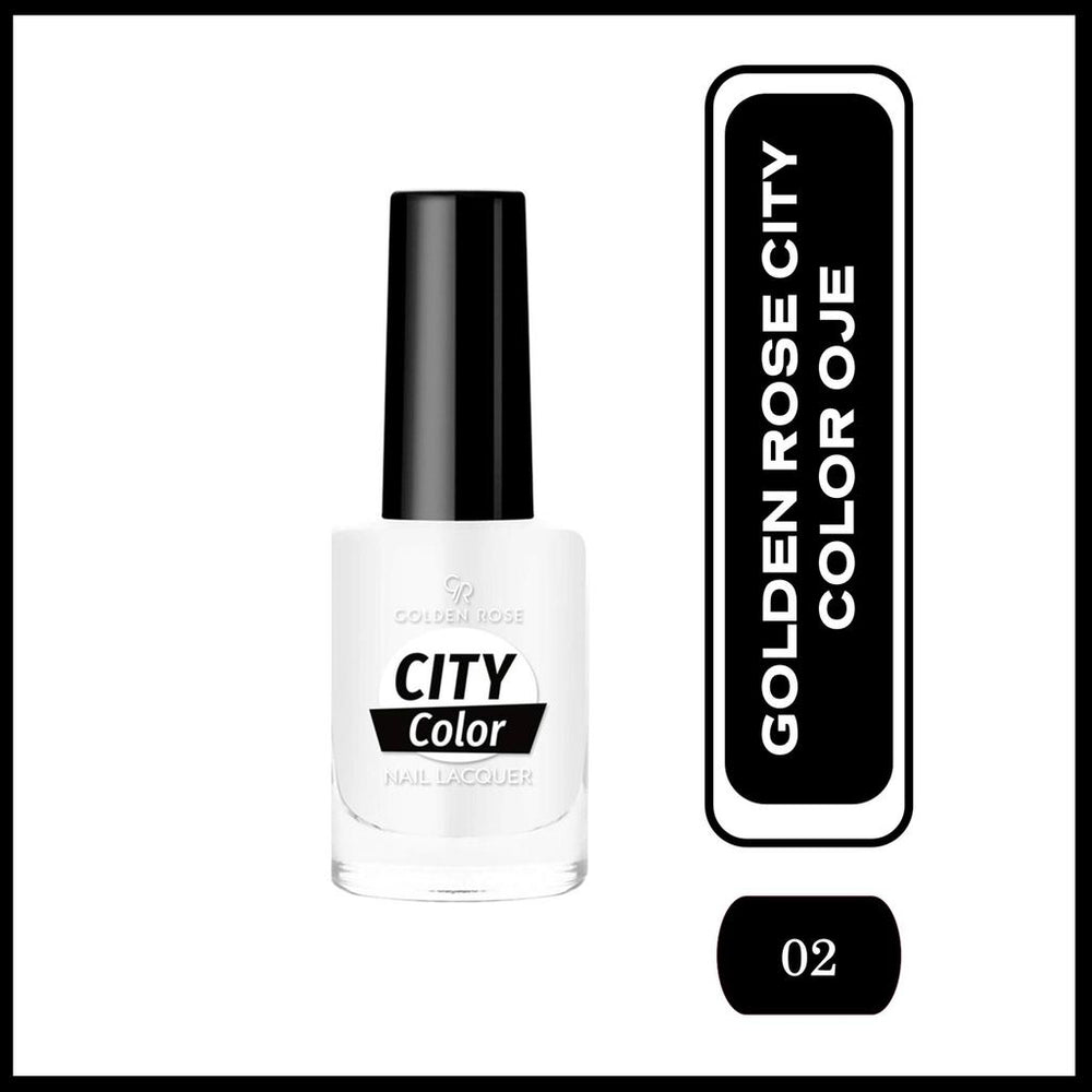 Golden Rose City Color Nail Lacquer Glossy Shade 02