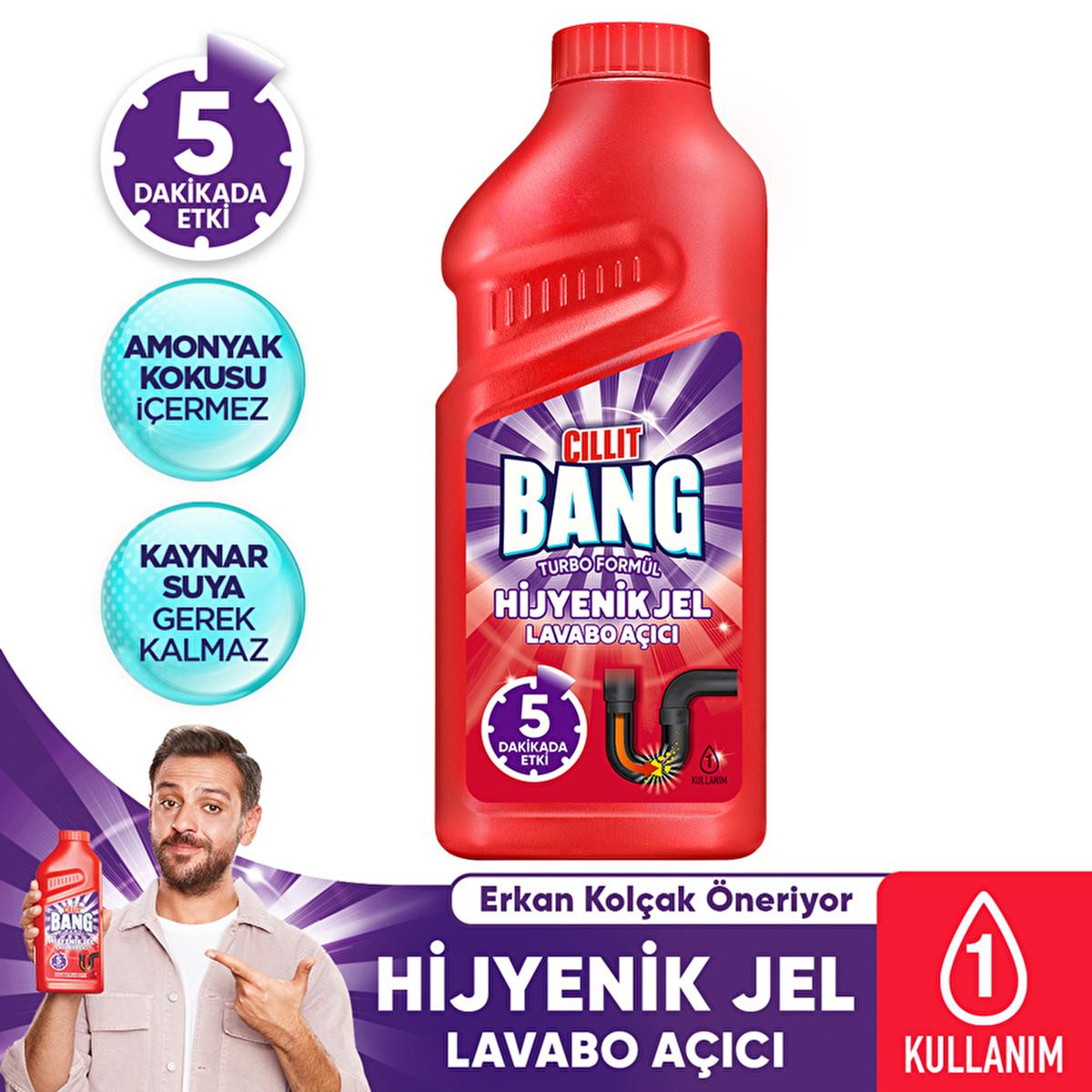 Cillit Bang Drain Cleaner Gel - Effective Clogged Drain Solution for Homeowners, Ammonia-Free, 16.91 fl oz Cillit Bang Drain Cleaner Gel - Effective &amp; Ammonia-Free drain cleaner, clogged drain solution, lavabo açıcı, gider açıcı jel, ammonia-free drain cleaner, effective drain unclogging, Cillit Bang, home cleaning, plumbing solutions, household essentials, drain maintenance, cleaning products, gel drain cleaner