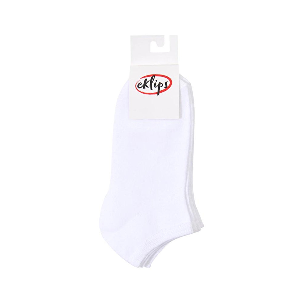 Eklips White Sneaker Socks Comfortable Low-Cut 5-Pack