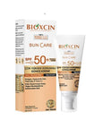 Bioxcin SPF50+ Tinted Sunscreen for Dry & Normal Skin - 50ml Bioxcin SPF50+ Tinted Sunscreen for Dry Skin SPF50+ sunscreen, tinted sunscreen, dry skin sun care, normal skin sun protection, colored sun cream, sun protection, dry skin care, normal skin care, cosmetic sunscreen, moisturizing sunscreen, travel size sunscreen