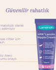 Lansinoh Nipple Cream for Breastfeeding Mothers: Soothes Sore & Cracked Nipples - Lanolin Balm for Pain Relief & Safe Baby Feeding - 0.34 fl oz - image 4