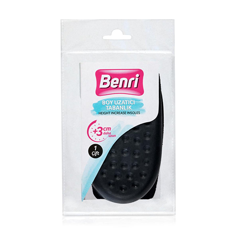 Benri Shoe Heel Inserts - Discreet 3cm Height Increaser for Comfortable Shoe Lifts - Universal Fit for Boots, - view 2