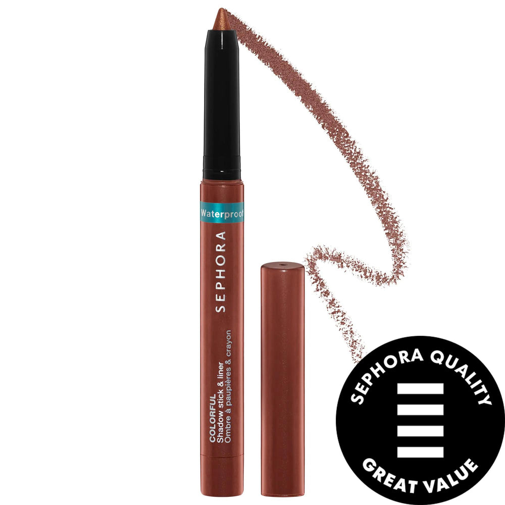 Sephora Colorful® Waterproof Eyeshadow & Eyeliner Multi-Stick: Long-Lasting, Transfer-Proof Eye Makeup for All-Day Wear - Matte, Metallic, & Smokey Shades Sephora Waterproof Eyeshadow: Long-Lasting, Transfer-Proof Color waterproof eyeshadow, waterproof eyeliner, long lasting eyeshadow, transfer proof eyeliner, eyeshadow stick, eyeliner stick, multi stick makeup, Sephora eyeshadow, Sephora eyeliner, colorful eyeshadow, eyeshadow, eyeliner, makeup, long-lasting makeup, smudge-proof, fade-proof, versatile make