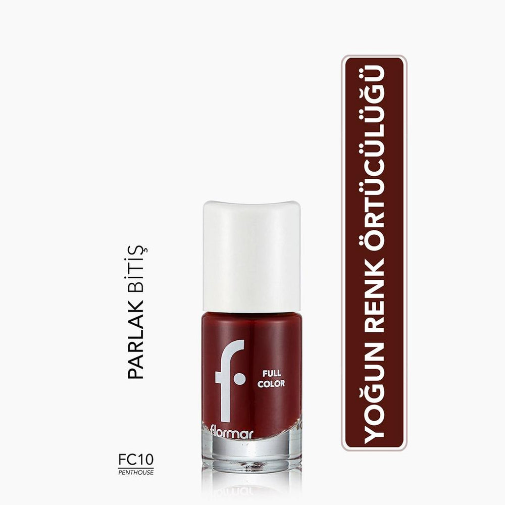 Flormar Full Color High Pigment Nail Polish FC10 Penthouse 8ml