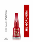 Flormar Jelly Look Nail Polish - High-Pigment, Gel Finish, Long-Lasting Nail Color - view 2