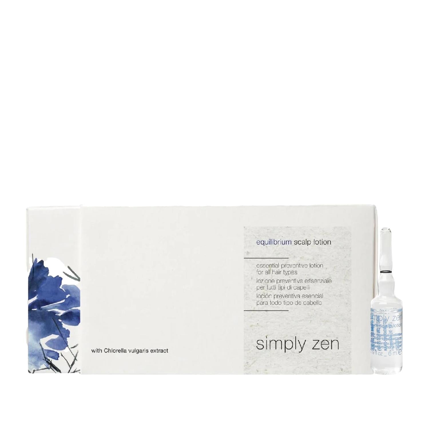 Simply Zen Equilibrium Scalp Lotion 8x6 ml - Travel Size Scalp Care for Balanced Scalp Health Simply Zen Equilibrium Scalp Lotion for Healthy Scalp scalp lotion, Simply Zen Equilibrium, travel size scalp care, sample size scalp lotion, balanced scalp care, scalp health, natural scalp care, travel friendly beauty products, holistic beauty, convenient beauty products