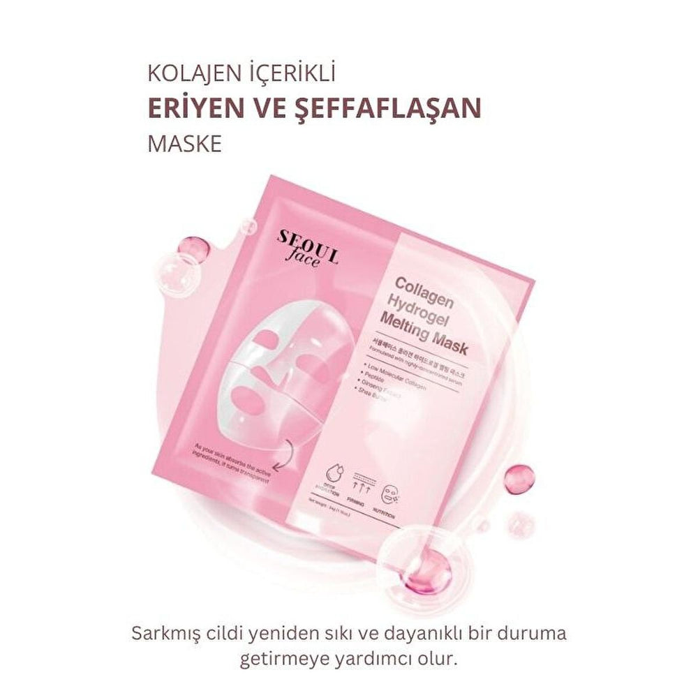 Dermal Korea Hydrogel Face Mask with Collagen - Anti-Aging Skincare, Intensive Hydration, Korean Skincare - view 8