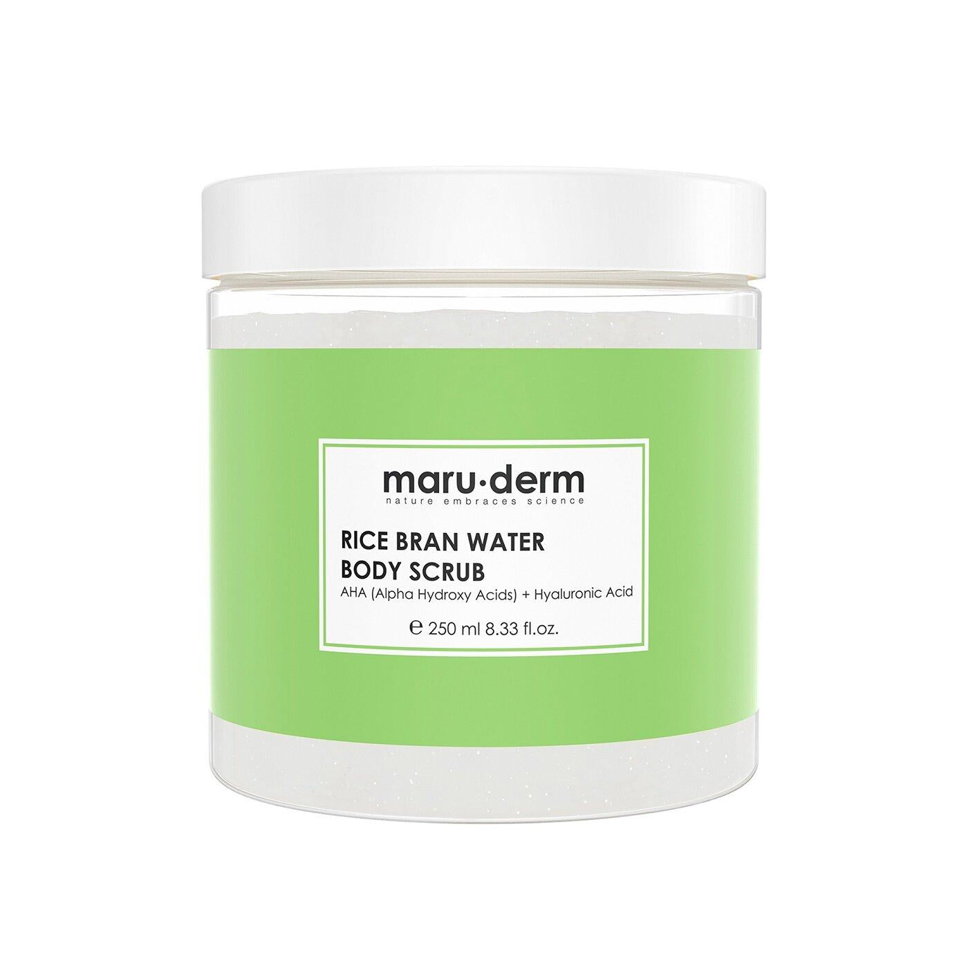 Maruderm Brightening Rice Water &amp; AHA Body Scrub 250 ml
