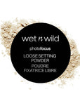 wet n wild Loose Setting Powder - Translucent, Matte Finish Makeup for Long-Lasting Wear - Face Powder