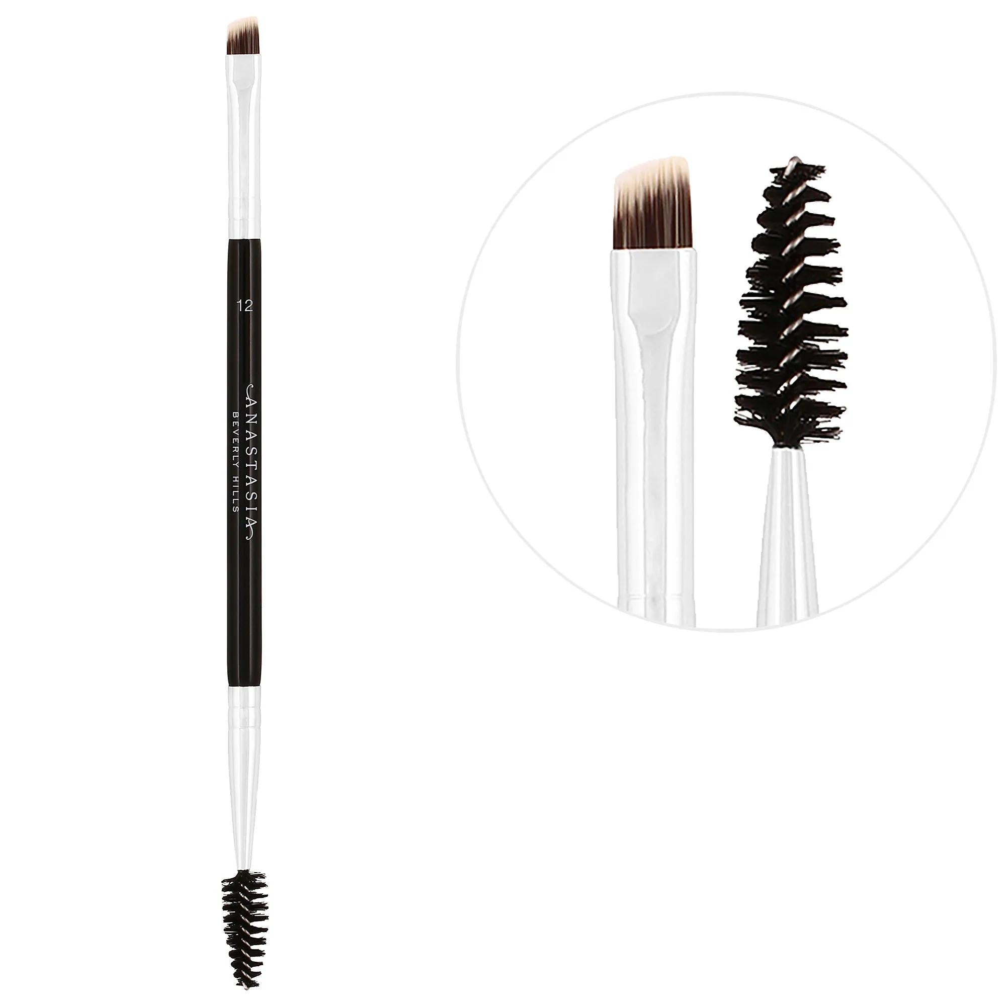 Anastasia Dual-Ended Firm Angled Eyebrow Brush 