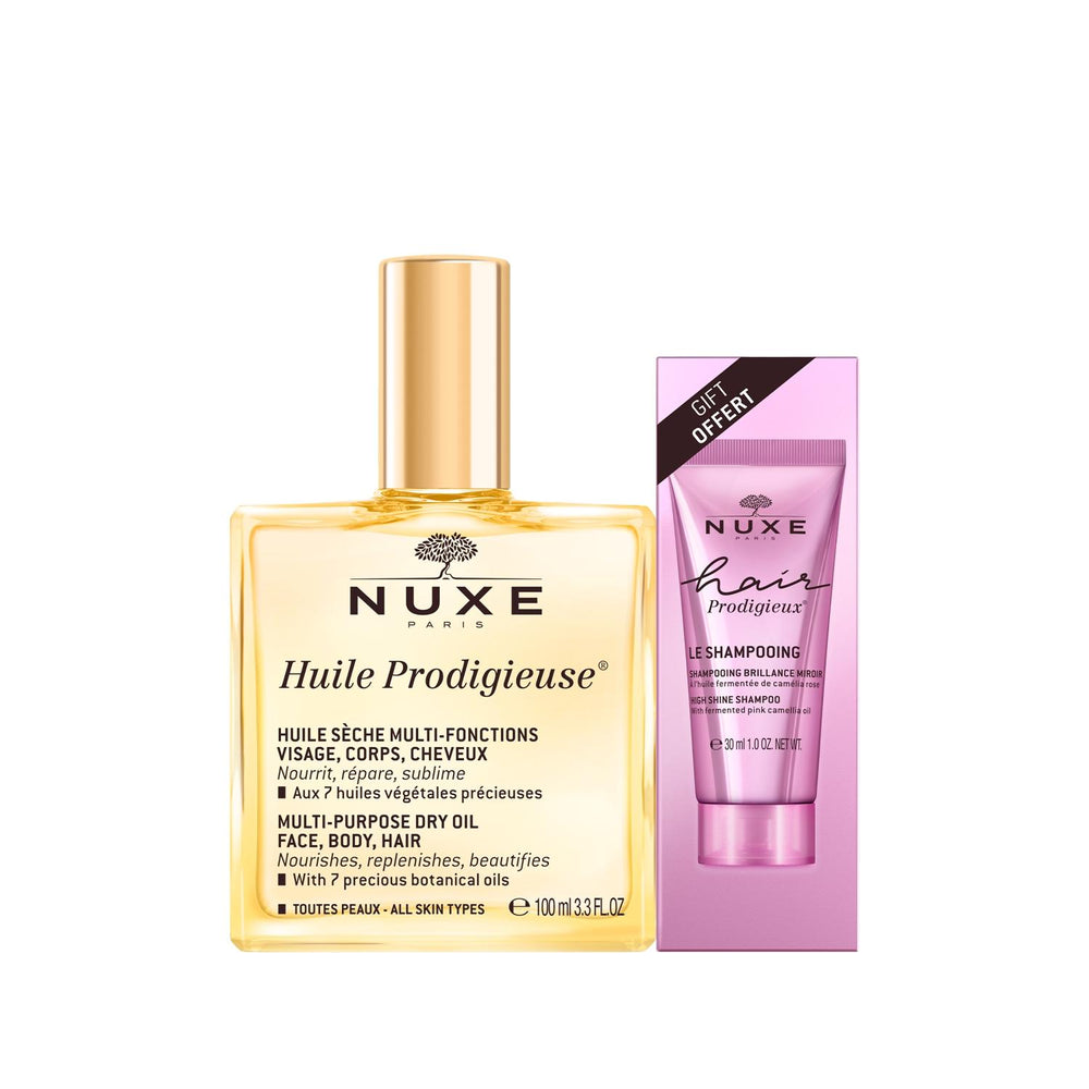Nuxe Huile Prodigieuse Multi-Purpose Dry Oil with Shampoo 50ml