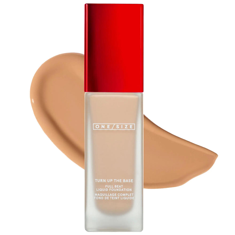 Turn Up the Base - Waterproof Liquid Foundation for Full Coverage | Vegan & Cruelty-Free Turn Up the Base Waterproof Liquid Foundation | Full Coverage waterproof liquid foundation, full coverage foundation, vegan cosmetics, cruelty-free foundation, sweatproof makeup, liquid foundation, full coverage, vegan, cruelty-free, dermatologist-tested, non-comedogenic, sensitive skin, long-wear foundation