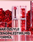Loreal Paris Glow Paradise 191 Nude Heaven Lipstick - Moisturizing Balm-in-Lipstick with Pomegranate Extract - view 2