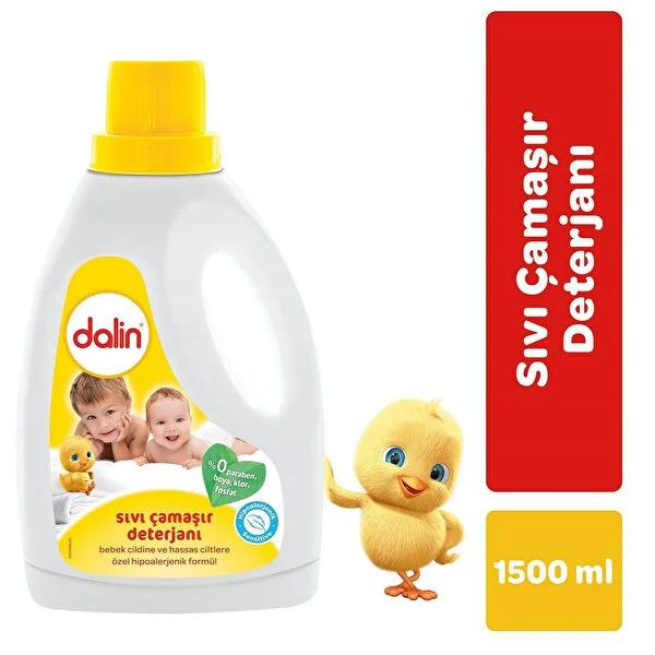 Dalin Baby Laundry Detergent: Hypoallergenic, Dye-Free Liquid for Sensitive Skin - Gentle, Clinically Tested, 1500 ml / 50.72 fl oz Bottle Dalin Baby Laundry Detergent: Hypoallergenic & Gentle baby laundry detergent, hypoallergenic detergent, sensitive skin laundry detergent, baby clothes washing liquid, dye free laundry detergent, gentle laundry detergent, dermatologically tested detergent, laundry detergent for infants, baby detergent, laundry detergent, hypoallergenic, dye-free, sensitive skin, baby clot