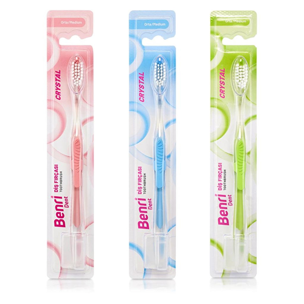 Benri Dent Crystal Toothbrush for Deep Clean (Assorted)