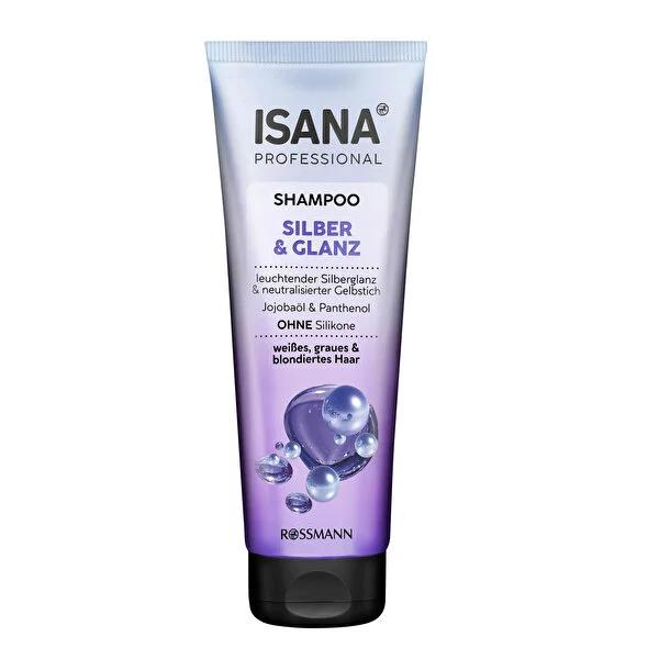 Isana Professional Silver Shampoo for Blonde/Gray Hair - Vegan, Dermatologically Tested, 8.45 fl oz Isana Professional Silver Shampoo - Vegan &amp; Dermatologically Tested silver shampoo, blonde hair care, gray hair shampoo, vegan hair care, purple shampoo, dermatologically tested shampoo, Jojoba oil shampoo, Vitamin E shampoo, cruelty-free hair care, natural hair care, hair nourishment, color maintenance, blonde hair maintenance, gray hair maintenance